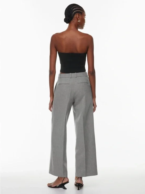 Aritzia Babaton Sculpt Knit Cropped Tube Top Black Medium - Picture 6 of 10